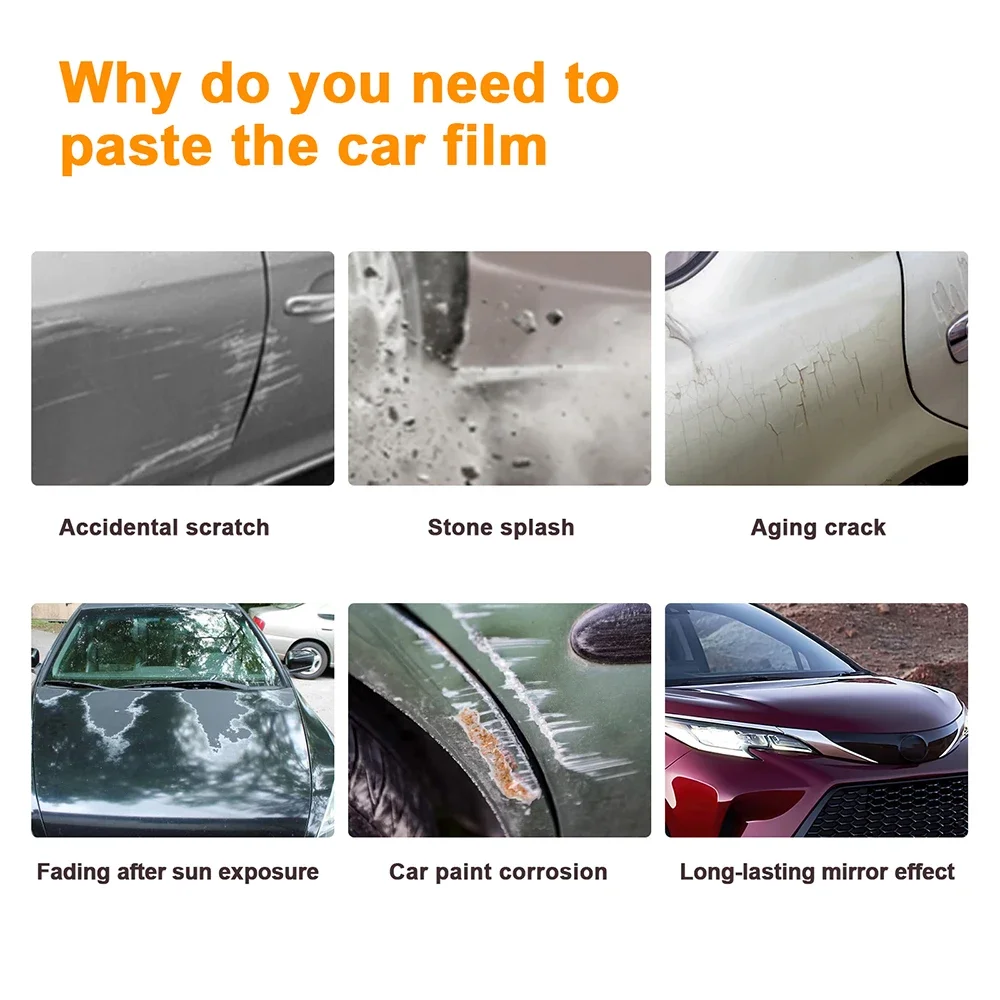 TPU �ڵ��� ����Ʈ ��ȣ �ʸ�, ����Ÿ �ÿ��� 2022 2023 2024 2025 PPF ��Į ŰƮ, ���� ����, ������ �ʴ� �׼�����, 8.5mil