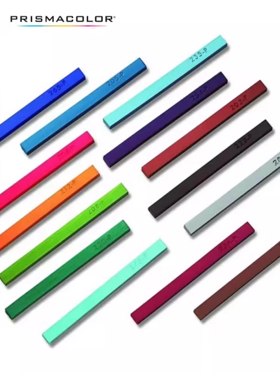Prismacolor 아티스트 초크 스틱, 전문 파스텔 스틱, 스퀘어 초크 스틱, 24/96 색상, 색칠 그리기, 초보자 미술 용품