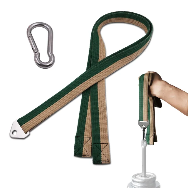 Multifunction Arm Wrestling Pronation Belt Strap, with Stainless Steel Triangle Buckle - 79" Non-Slip & Durable Strap