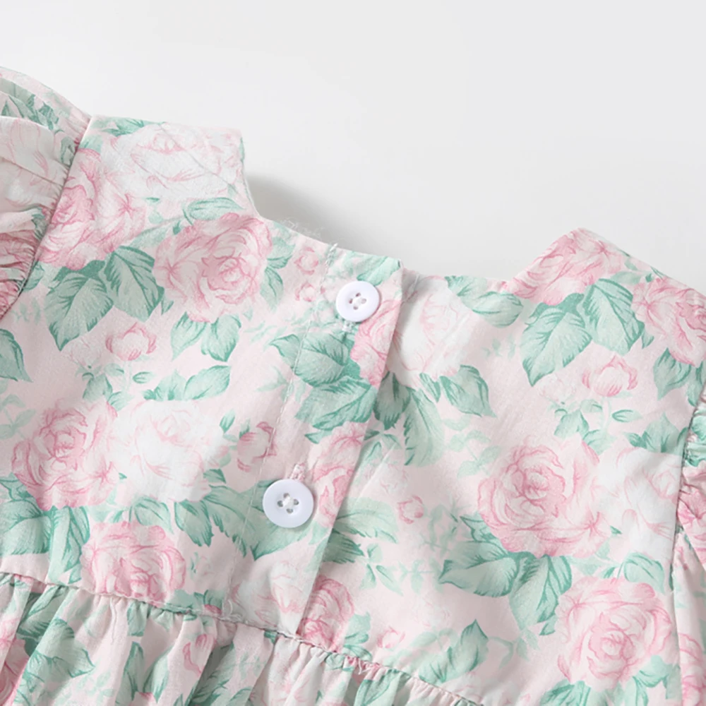 Summer Baby Girls Floral One Piece Bodysuit