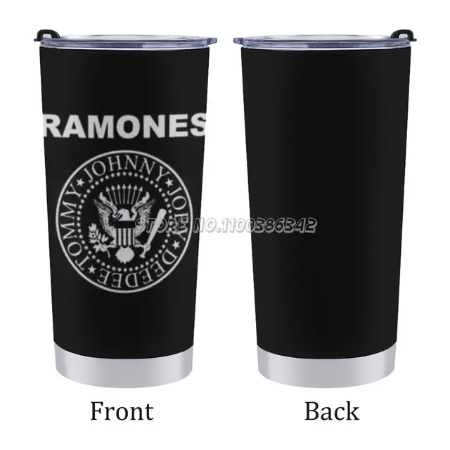 Ramone Utazási Kávé Bögre 20 Oz Autó Csésze Termosz Ivó Ajándék Zenekarhoz Punk Classic Hard Vintage 1970 -Es Évek Johnny - Image 3