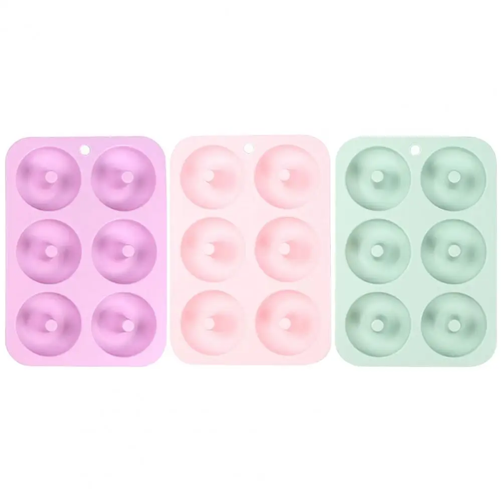 

Bpa-free Donut Mold Easy Release 6 Grids Donut Mold Non-stick Silicone Bpa Free Heat Resistant for Baking Dishwasher Safe Oven