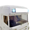 LED Angel Eyes Light Front Headlight Dome Lamp For 1/14 Tamiya RC Truck SCANIA ACTROS MAN TGX VOLVO AROCS Tamiya LESU Parts 2