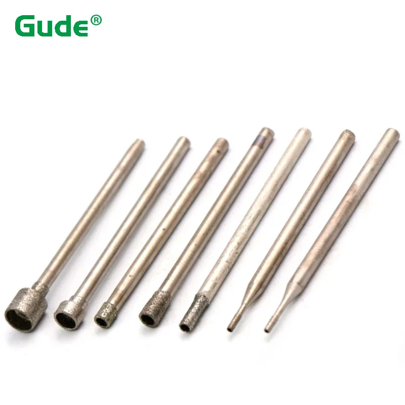 

5/10Pcs Diamond Concave Grinding Needle Diamond Grinding Needle Head Bead Suction Needles Carving tool 0.8-5mm