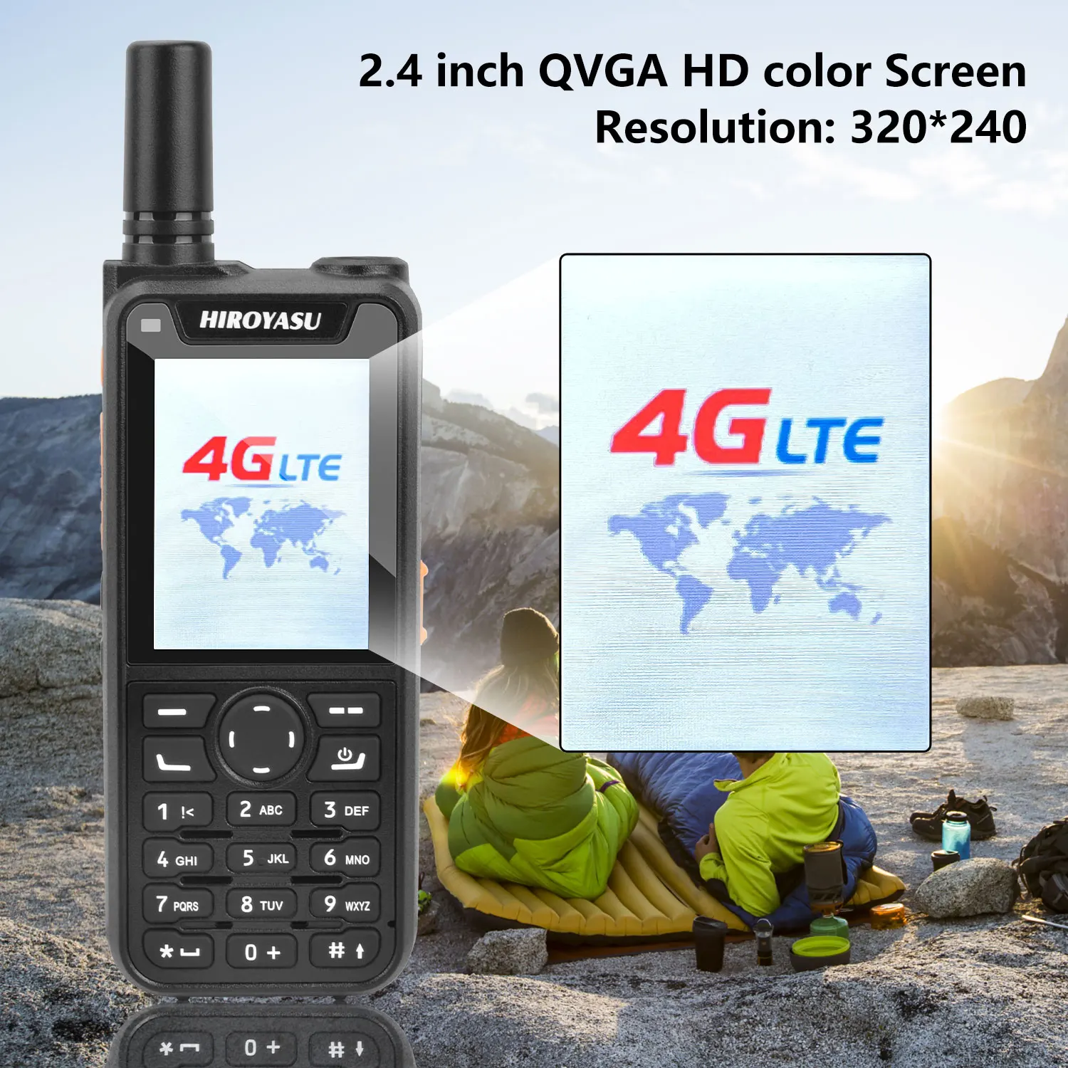 Zello Walkie Talkie Hiroyasu HI-B6 Android 9.0 4G Dual Sim Cards