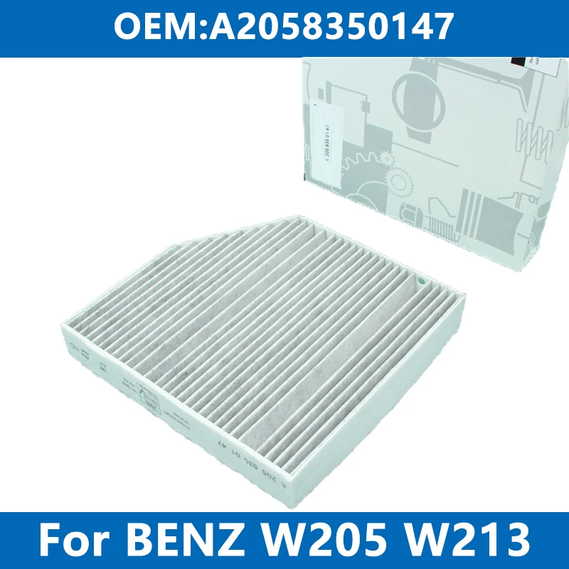 

Cabin Filter Car Air Conditioner A2058350147 For Mercedes Benz W205 W213 X253 C E GLC Coupe CLASS C200 C300 E300 GLC220d GLC250