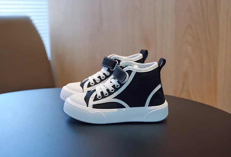 Girls Canvas Shoes Child Versatile 2022 New Four Seasons Korean
