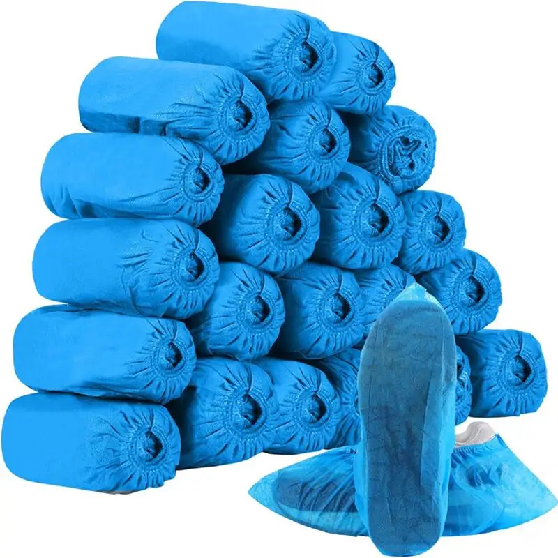 

Shoe Covers Disposable Non Slip 100Pack Boot & Shoe Covers Durable Non Woven Overshoes Boot Covers for Indoor Outdoor Home Floor