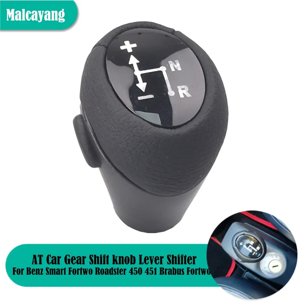 Ricambi Auto In Pelle Automatico Per Smart Fortwo Coupe Cabrio 450 451 City-Coupe 450 Pomello Del Cambio Leva Cambio Brabus Fortwo