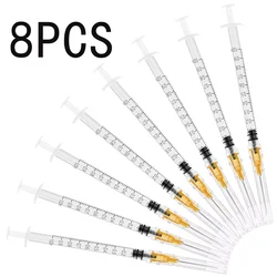 1 - Inch Disposable Syringe and Needle Set, 30 - Pack, Individually Wrapped, 1ml Capacity (8pcs)