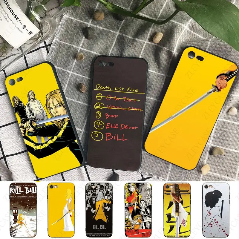 Kill Bill Darth List Five Cover Per Telefono Per Iphone 15Pro Max 13Pro 7 8Plus Xs Xr 14Plus 11Pro 12Pro Max 13Mini Se 2020 Custodie Coque