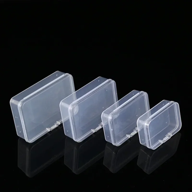 Mini Storage Boxes 10 Pieces Mini Plastic Rectangular Storage Box For Household