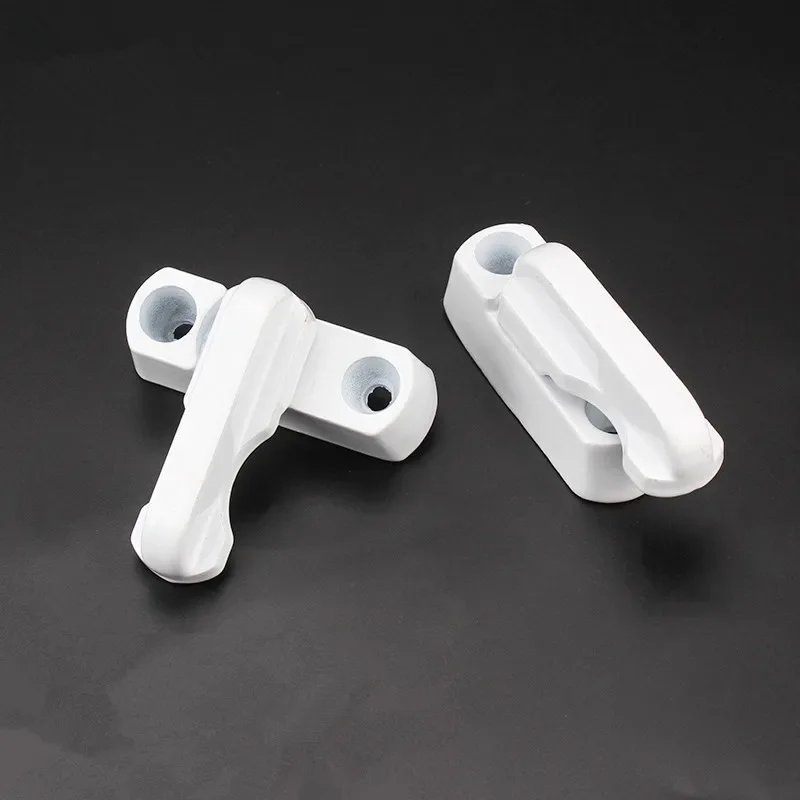 T Shape door Swing lock UPVC Replacement Security window Sash Jammer Safety hasps Lever Handle Sweep Latch Child Protector 1Pcs door lock,window lock