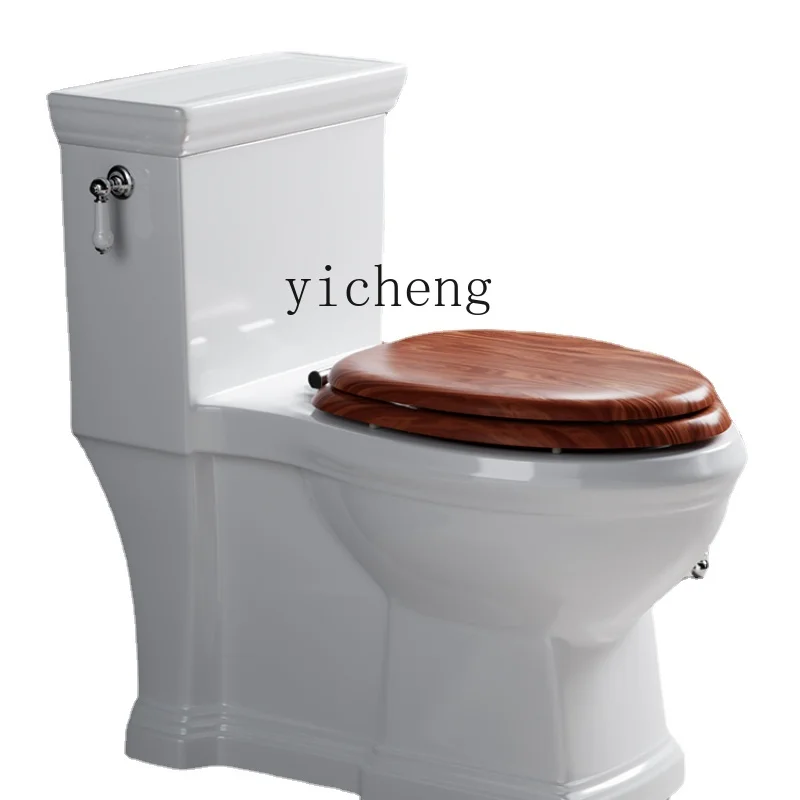 

XL Pottery Toilet Siphon Large Diameter Impulse Deodorant Anti-Freezing Crack One-Piece Closet