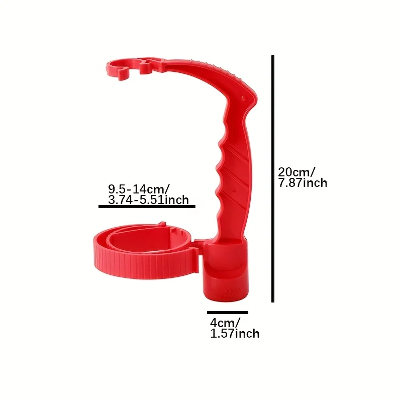 Beverage Handle Grab Handle Beverages Bottle Inverting Handle Holder Adjustable Flow Rate Control Built-in Bottle Opener