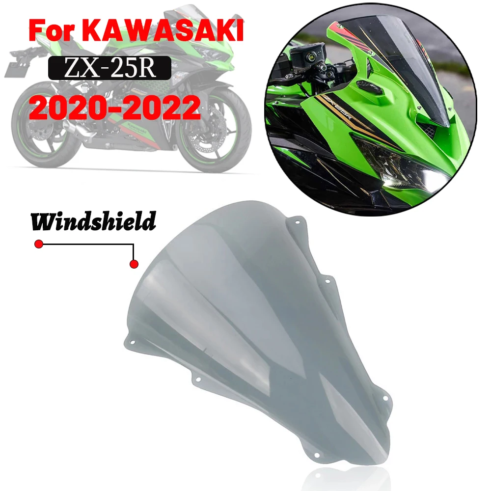 

MTKRACING For KAWASAKI ZX25R ZX-25R ZX 25R 2020 2021 2022 Motorcycle Screen Windshield Fairing Windscreen Baffle Wind Deflectors
