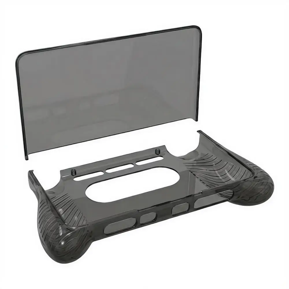 Custodia Protettiva 2 in 1 in TPU Morbido Antiurto e Antigraffio Trasparente per Console Portatile da Gioco AYN THOR - 1 Pezzo - immagine 6