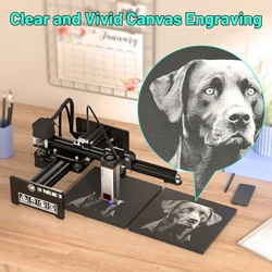 NEJE 3 E40 80W CNC Laser Engraver Portable Engraving Carving Machine Mini DIY Laser Logo Mark Printer for Metal Engraving