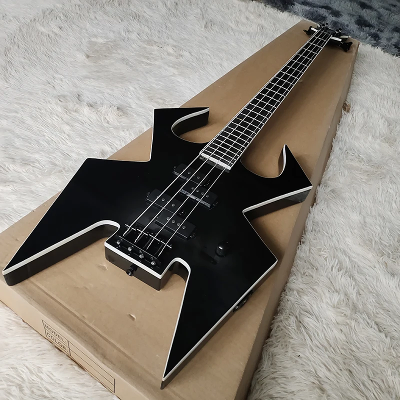 

Classic bass guitar, 24 tone fingerboard, professional level, free delivery to home.