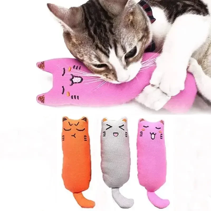 

Игрушки в виде кошачьей мяты, милая плюшевая подушка для большого пальца, устойчивая к укусам, игрушка для расслабления и жевания кошек, аксессуары для домашних животных