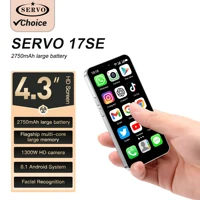 SERVO 17SE Mini Smartphone 16GB ROM Android 8.1 Wifi Dual SIM Standby Play Store 4G LTE 4.3"Little Smart Cellphone New Version 1