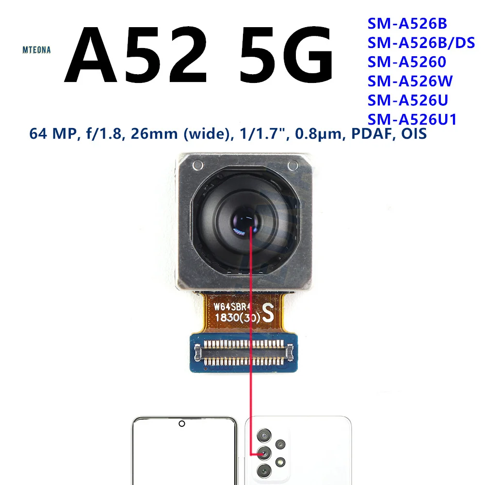 Enhanced Camera Module Replacement - Premium Quality Front & Rear Cameras for Samsung Galaxy A52 Series