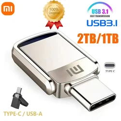 Xiaomi 2TB USB 3.1 U Disk Type-C Interface 1TB 512GB Mobile Phone Computer Mutual Transmission Portable USB Memory Flash Drive
