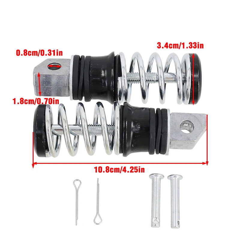 Enhanced Aluminum Alloy Spring Pedal for Electric Vehicles and Motorcycles