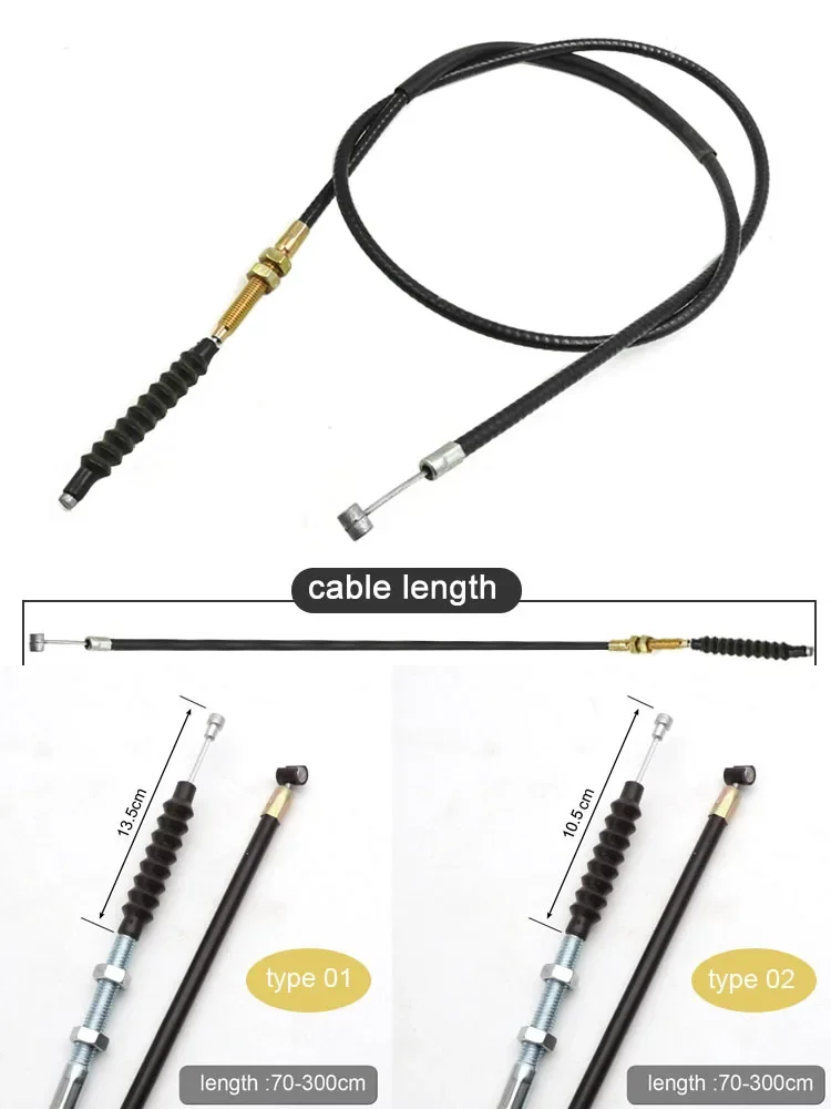 Cavo Frizione Moto 120 Cm - Per Dirt Bike, Pit Bike, ATV 50cc-250cc, Tipo 2, In Acciaio Rinforzato - Foto 8