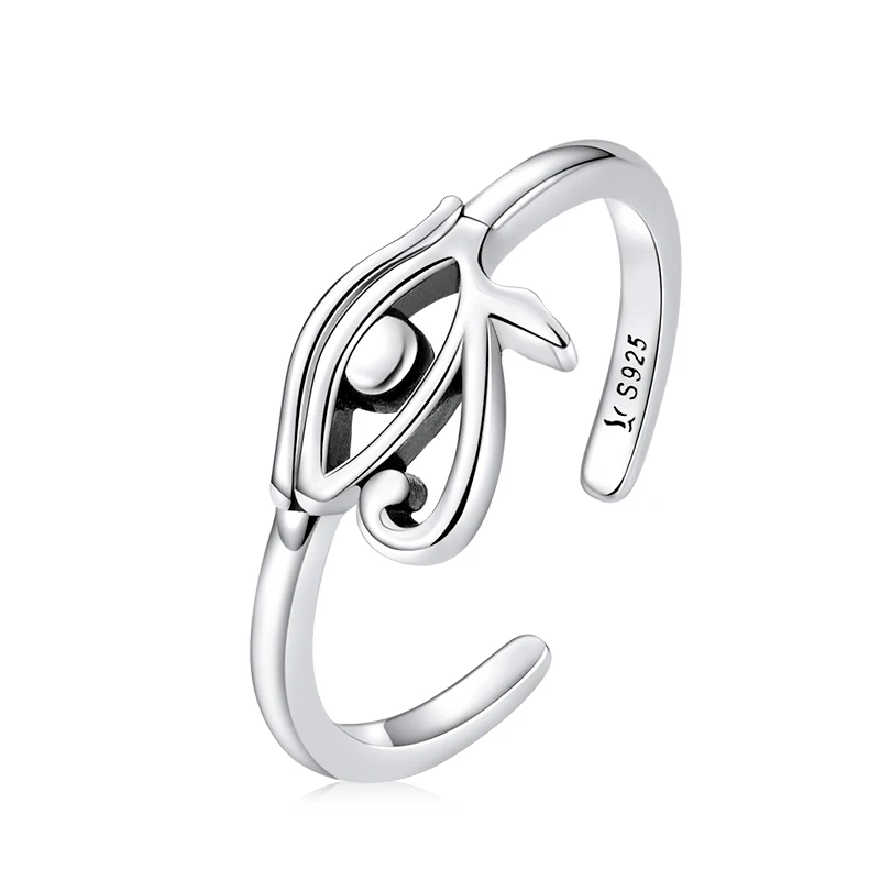 Elegant Adjustable Sterling Silver Zircon Open Ring