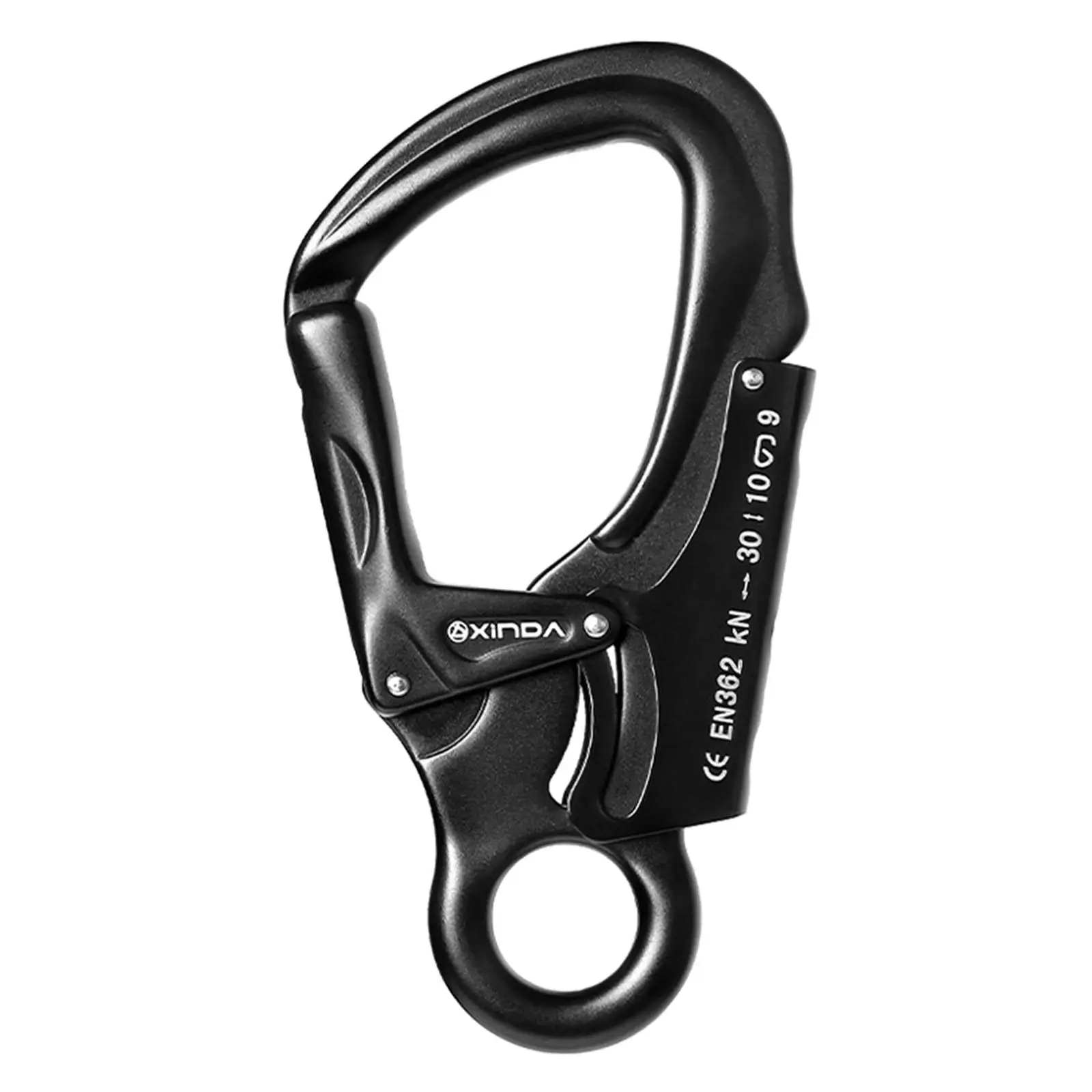AutoLockingCarabinerKeychainAluminumAlloyforOutdoorClimbing