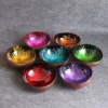 Natural Superior Coconut Bowl Splash Ink Coconut Shell Candy Storage Bowl Container Desk Ornament Creative Handicraft Decoration 2