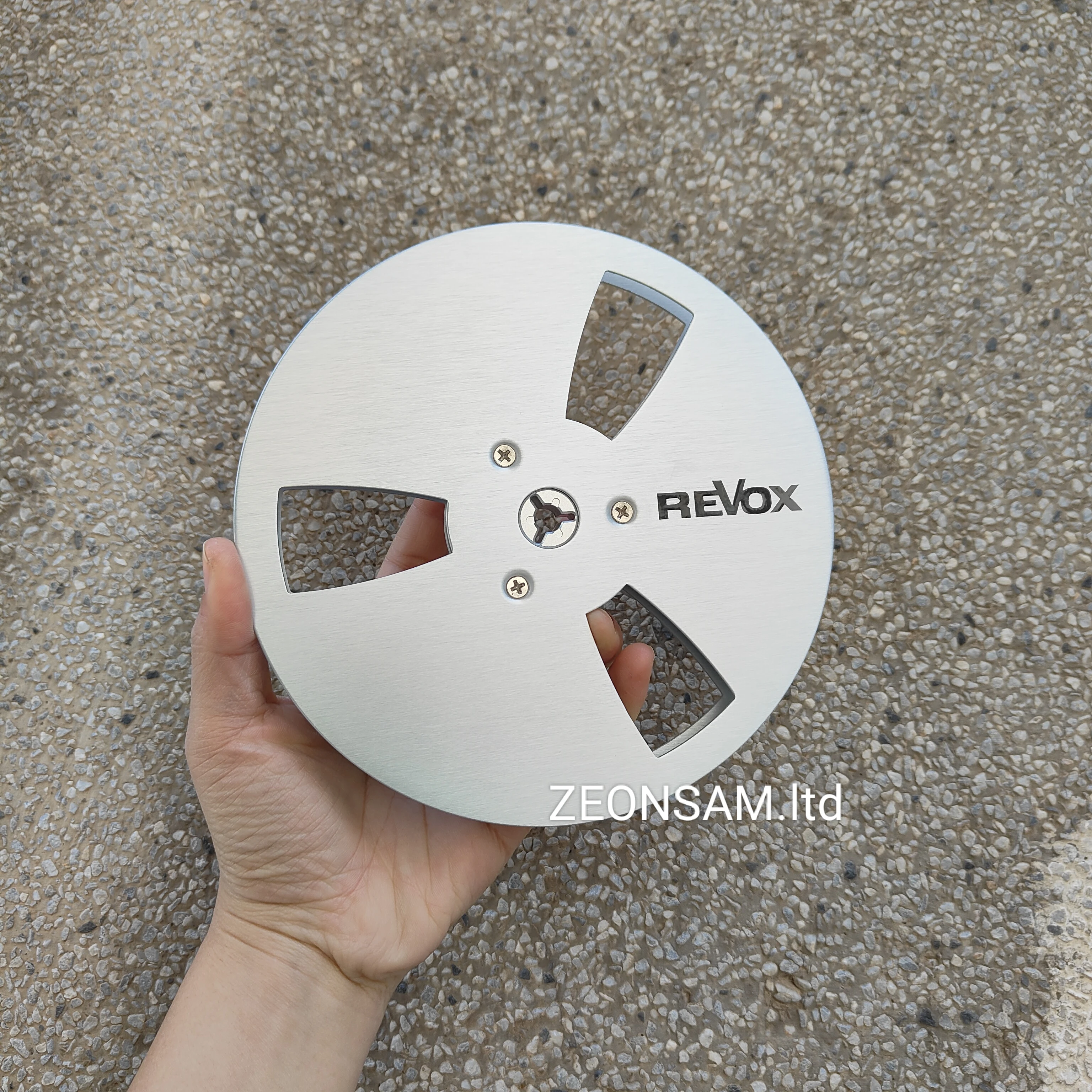 1/4 Bobina Di Nastro Vuota Da 7 Pollici Nab Hub Reel-To-Reel Registratori Accessorio Parti Di Macchine Per L'Apertura Di Dischi In Alluminio Vuote Di 