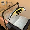 Custom OEM logo half moon eyelash extension lamp eyelash beauty nail floor lamp 1