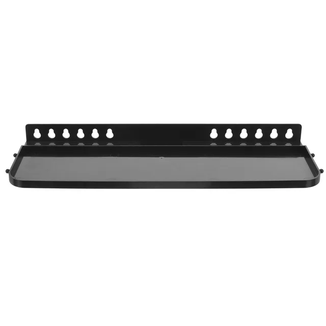 Folding Easel Black Plastic Tray Detachable Mini Storage Compatible Tripod Rack Easy Install Durable Smooth Surface Supplies 6