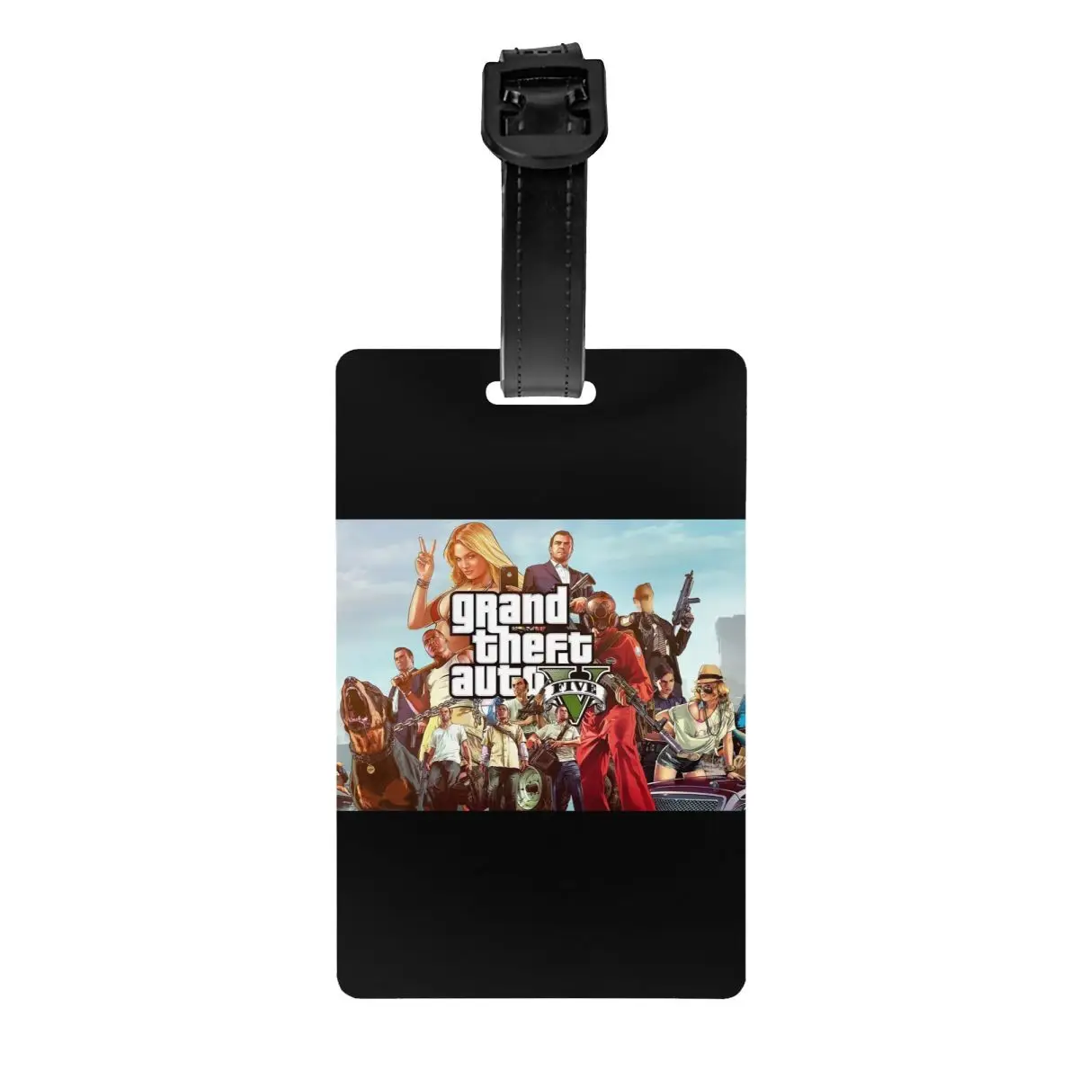 

Adventure Game Grand Theft Auto Luggage Tags Custom GTA Baggage Tags Privacy Cover Name ID Card