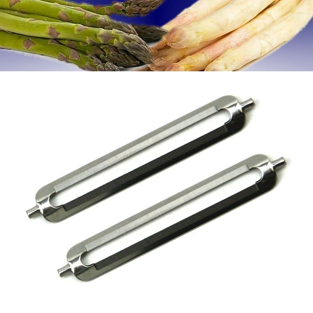 

2pcs Stainless Steel Blade Replacement Vegetable Peelers Multifunctional Flat Blade Accessories Kitchen Supplies Vegetable Tools