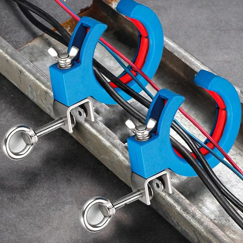 Cable Tray Rollers Wire Auxiliary Pulling Stainless Steel Pulley Wire Pulling Tool with Thickened Base for Electrical System 3