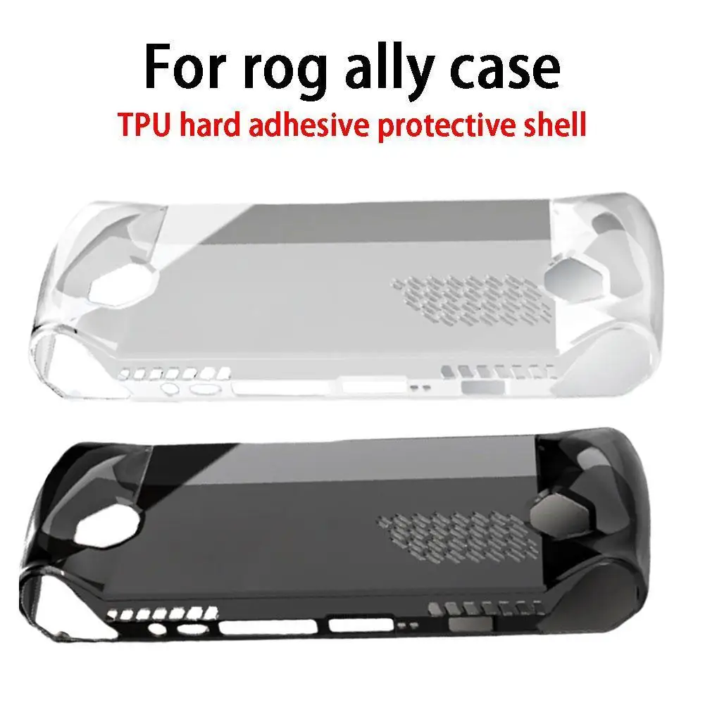 

For ASUS ROG Ally Storage Game Handheld Protective Sleeve Case TPU Heat Dissipation Transparent Anti Drop Shell Sleeve Accessori