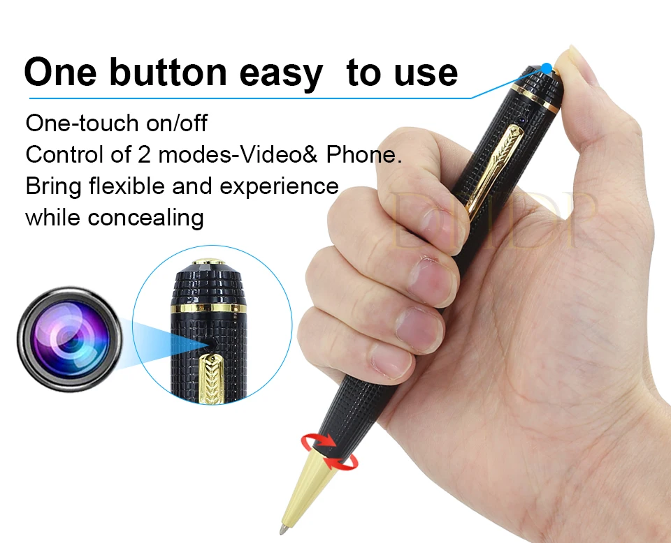 Full HD 1080P Mini Camera Portable Pen Camera Wireless Micro Digital IP Mini Camcorder Voice&Video Recorder Record Action Cam