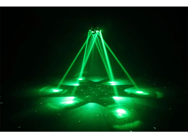 150W Moving Head Strahllicht RG Laser Bühnenlicht DMX Disco Licht RGB Rotierende Bar Party Licht – Detail 11