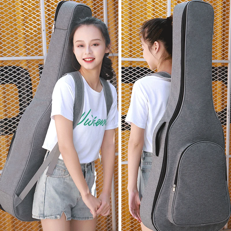 36-39-41-inch-guitar-bags-waterproof-oxford-bass-case-double-strap-guitar-backpack-carry-thicken-pad-rucksack-wearable-solid-bag