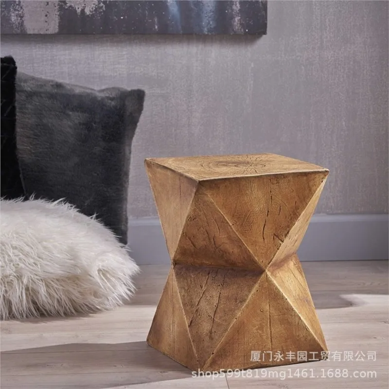Nordic Design Simple Art Modern Geometry Side Outdoor Mini Coffee Table