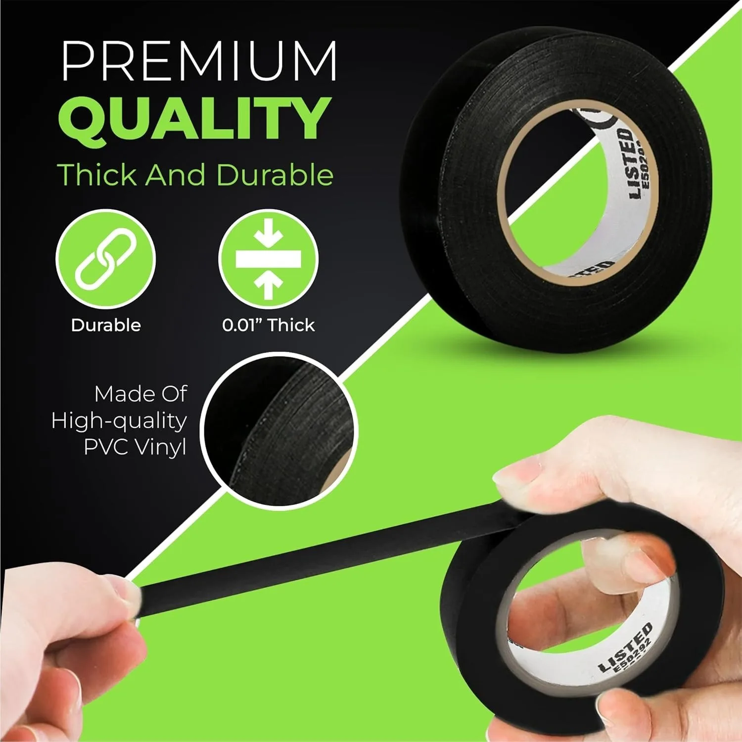 Electrical Tape 1-5Rolls 16mm&times;5m for Outdoor Pipes Windows Cold Weather