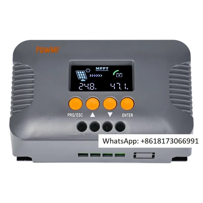 Powmr 24/36/48/60/72V Boost Controller Di Ricarica Per Celle Solari Mppt10A