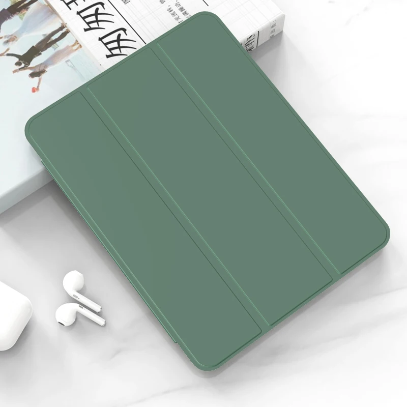 Premium PU Leather Tri-Folding Magnetic Tablet Case Cover