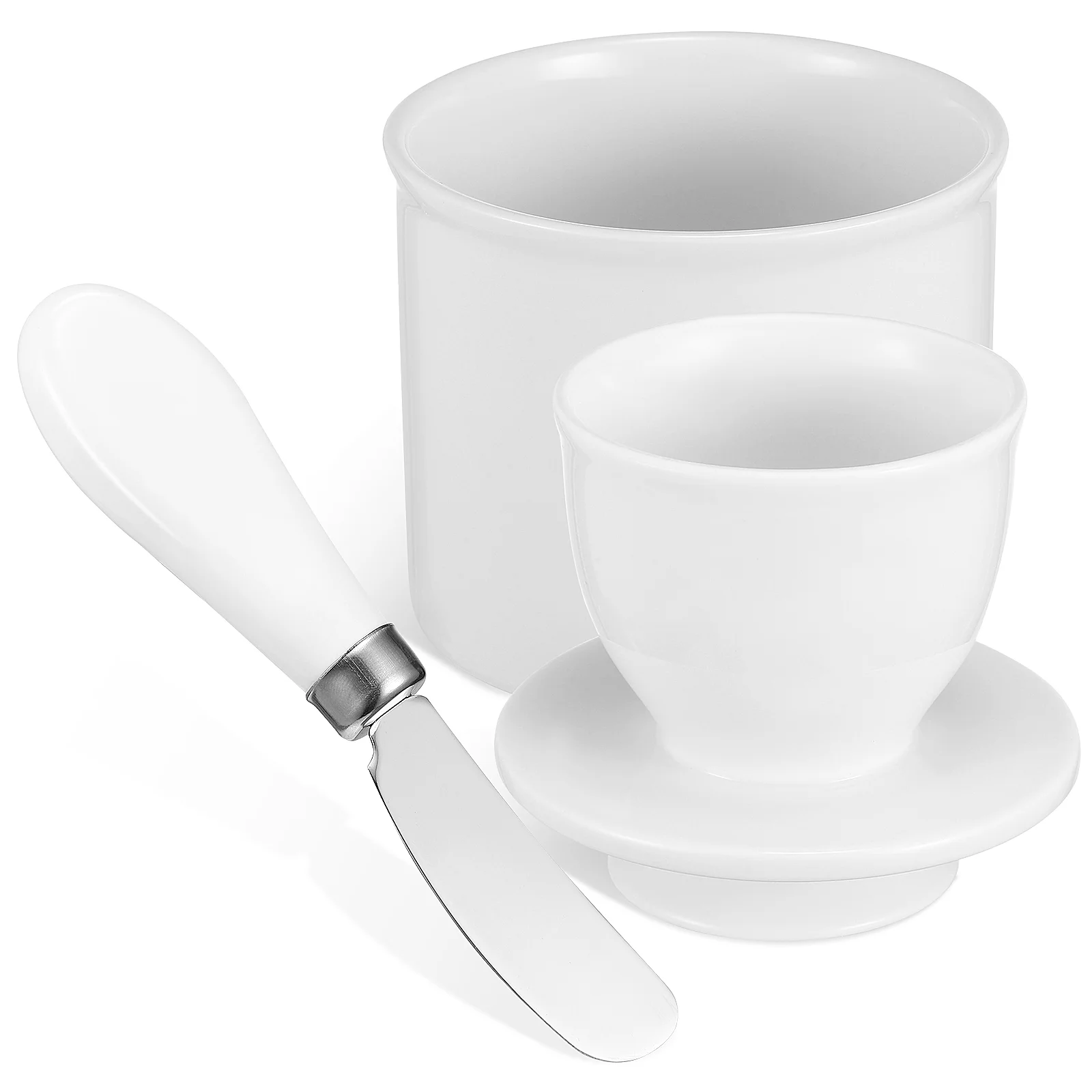 

Ceramic Butter Crock and French Butter Dish for Fresh Spreadable Butter Storage on Countertop