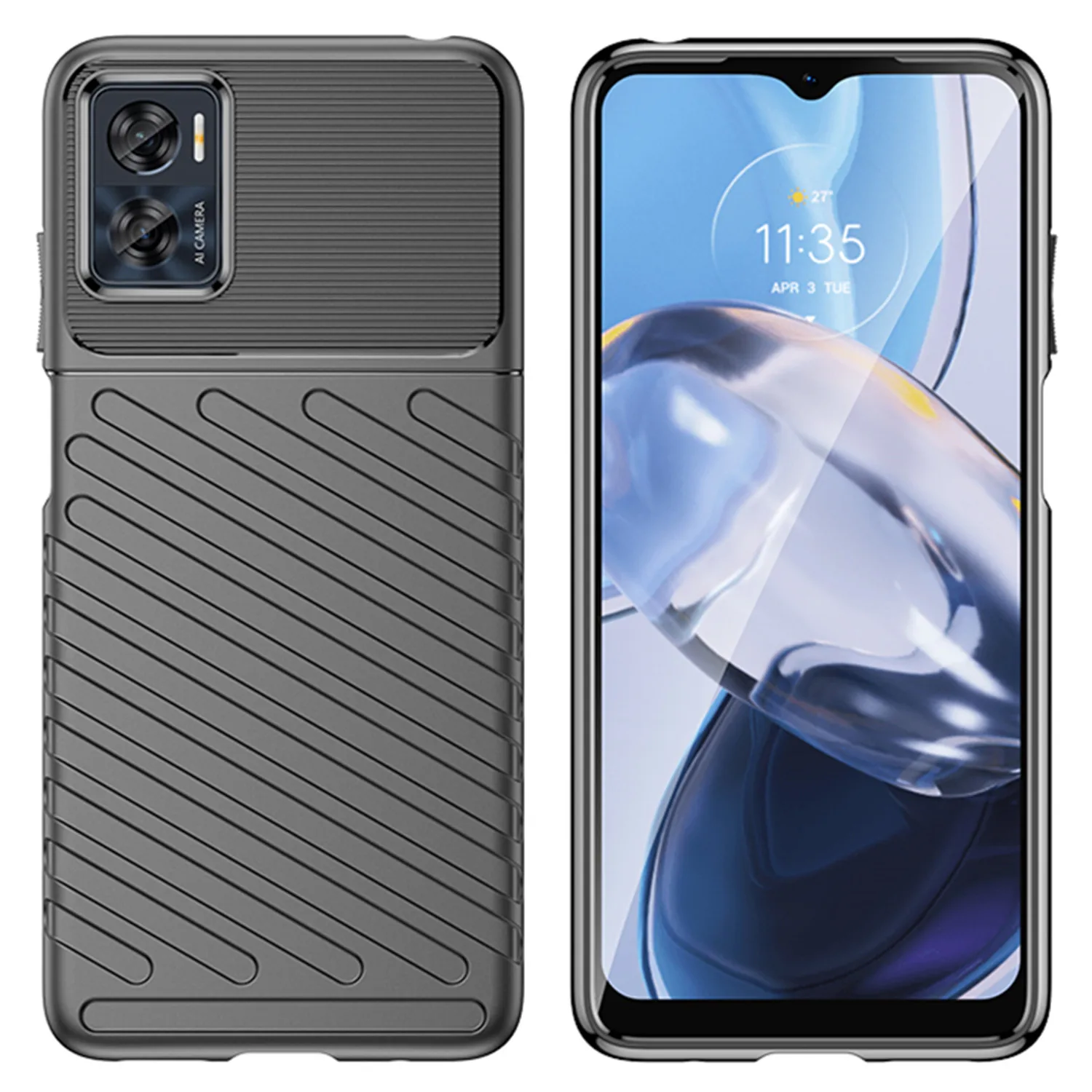 

Luxury Thunder Case for moto e22i e22 e32 Motorola E32s E22s Shockproof Mobile Shell For Moto E20 E30 E40 Soft Silicone Cover