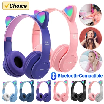 LED Cat Ear Wireless Headphones 1