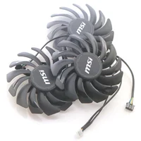 3 ชิ้น/ล็อต PLD09210S12HH 86 มม.DC12V 0.40A 4Pin พัดลม VGA สําหรับ MSI RTX3090 RTX3080 RTX3070 RTX3060 VENTUS กราฟิกการ์ดพัดลมระบายความร้อน 4